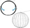 Kerstverlichting - lichtbol - metaal - met timer - warm wit licht - 50 cm