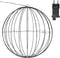 Kerstverlichting - lichtbol - metaal - met timer - warm wit licht - 50 cm