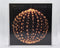 Kerstverlichting - lichtbol - metaal - met timer - warm wit licht - 50 cm