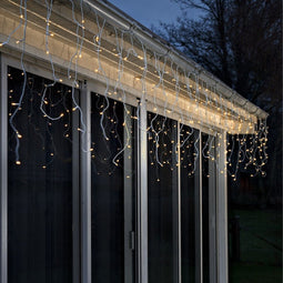 Kerstverlichting Lichtgordijn IJsregen - LED Lichtgordijn 24 V - 96 lampjes