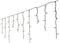 Kerstverlichting - Lumineo - IJspegel - Lichtgordijn - 5 meter - IJspegel - 119 LED's - zwart snoer - warm wit - voor binnen & buiten