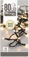 Kerstverlichting - warm wit - 80 LEDs - 8 m - kerstversiering/lichtsnoer