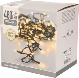 Kerstverlichting - warm wit buiten - 480 lampjes - 3600 cm