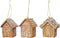 Kerstversiering Kerstboom Polyresin Gember Huisje (Ø 7 cm)