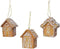 Kerstversiering Kerstboom Polyresin Gember Huisje (Ø 7 cm)