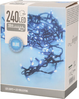 KerstXL Kerstverlichting - 18 m lang - geschikt voor binnen & buiten - Blauw