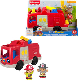 FP - Little People - Grote Brandweerauto - meertalig - NEW