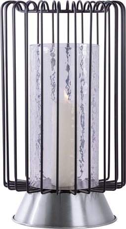 Kerzenständer Malibu 125 Schwarz / Silber