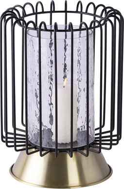Kerzenständer Malibu 225 Schwarz / Gold