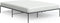 vidaXL - Bedframe - metaal - zwart - 140x200 - cm