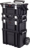 Keter Connect Cantilever Toolbox Gereedschapskoffer - 26L - 56,5x31,7x25,1cm - Zwart