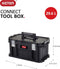 Keter Connect Toolbox Gereedschapskoffer - 54x31,2x27,5cm - Zwart