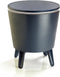 Keter Coolbar Partytafel - 49,5x49,5x57cm-84.5cm - 30 L - Antraciet