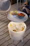 Keter Coolbar Partytafel Lichtgevend - 49,5x49,5x57cm-84.5cm - 30 L - Wit