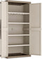 Keter Excellence XL Opbergkast hoog - 4 planken - 54x89x182cm - Beige/Taupe