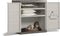 Keter Excellence XL Opbergkast laag - 2 planken - 54x89x93cm - Beige/Taupe