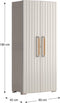 Keter Groove Kast - 80x45x180 cm - Beige