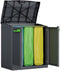 Keter Kunststof Kast Moby Recycling System - 55x90x100cm - Antraciet