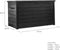 Keter Ontario Opbergbox - 870L - 147x83x86cm - Grafiet