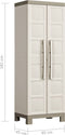 Keter - Opbergkast - Excellence - 182 - cm - beige - en - taupe