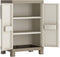 Keter - Opbergkast - laag - Excellence - 97 - cm - beige - en - taupe