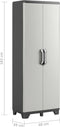 Keter - Opbergkast - met - schappen - Gear - 182 - cm - zwart - en - grijs