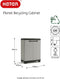 Keter Planet Recycling Lage Opbergkast - 68x39x90cm - Grijs/Zwart