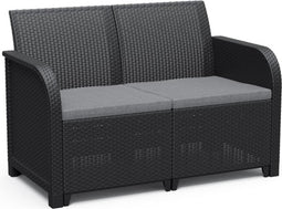 Keter-Tuinbank-2-zits-Rosalie-grafietkleurig