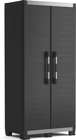 Keter XL Garage Hoge Kast - 3 Planken - 89x54x188cm - Zwart