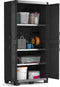 Keter XL Garage Hoge Kast - 3 Planken - 89x54x188cm - Zwart
