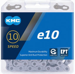 Ketting 10 speed KMC e10 EPT 136 schakels - zilver