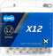 Ketting 12 speed KMC X12 126 schakels - zilver