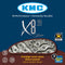Ketting 8 speed KMC X8.99 - zilver