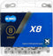 Ketting 8 speed KMC X8.99 - zilver