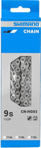 Ketting 9 speed Shimano Deore XT / Ultegra HG93 met kettingpen - 116 schakels