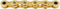 Ketting single speed KMC X101 Gold 112 schakels - goud