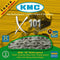 Ketting single speed KMC X101 Silver 112 schakels - zilver