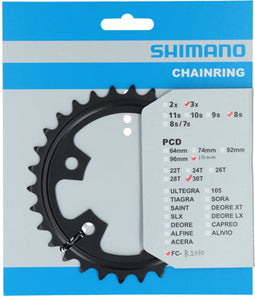 Kettingblad 30T Shimano Claris FC-R2030 - 7/8 speed