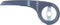Kettingscherm plastic 33-38 tands smoke