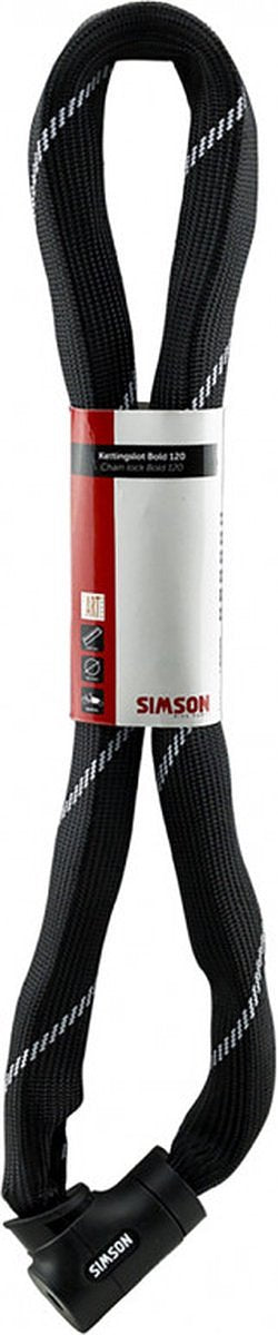 Kettingslot Simson Bold 120 - zwart
