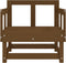 vidaXL - Tuinstoelen - 2 - st - massief - grenenhout - honingbruin
