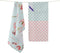 Keukendoek HappyFriday Chinoiserie Multicolour 70 x 50 cm (2 Stuks)