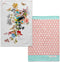 Keukendoek HappyFriday Floral Branch Multicolour 70 x 50 cm (2 Stuks)