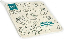 Keukendoek Organic Wit Groen