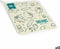 Keukendoek Wit Groen (50 x 0,3 x 50 cm) (12 Stuks)