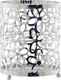 Keukengerei houder RVS rond 15 cm - Keuken organizer/keukenhulphouder