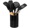 Keukengerei Set met Houder - 7 Delig - Hout