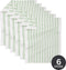 Keukenhanddoek BASKET WEAVE 50x70cm - set/6 - smoke green