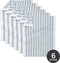 Keukenhanddoek BASKET WEAVE 50x70cm - set/6 - stone blue