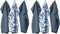 Keukenhanddoek ESSENTIAL, microfiber 40x60cm, SET/3, stone blue